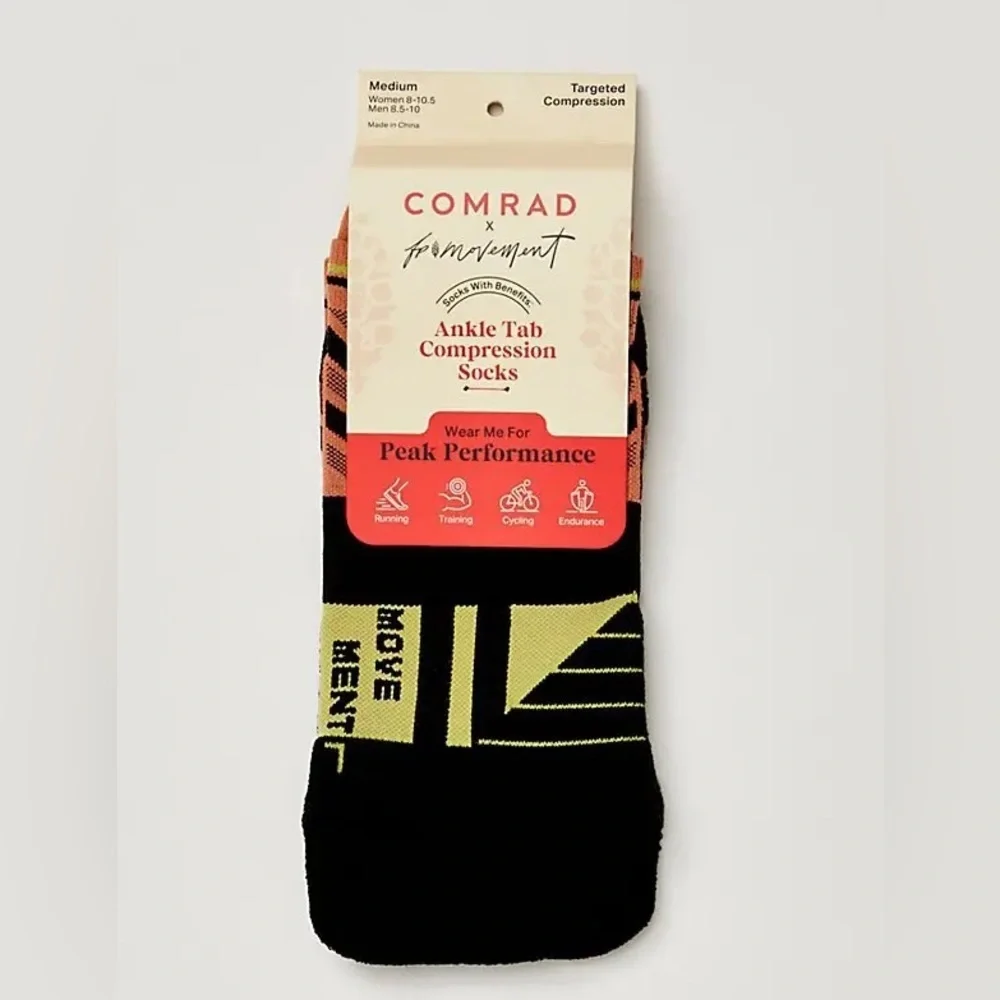 NWT Free People FP Movement x Comrad Ankle Tab Socks Size Medium